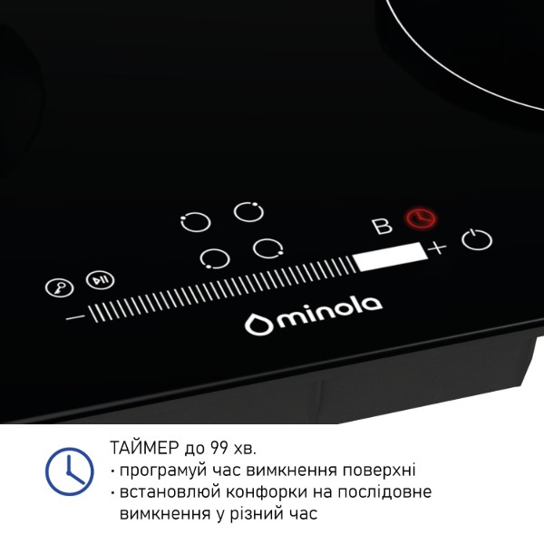 Фото - Варильна поверхня електрична Minola MIS 6071 ABL