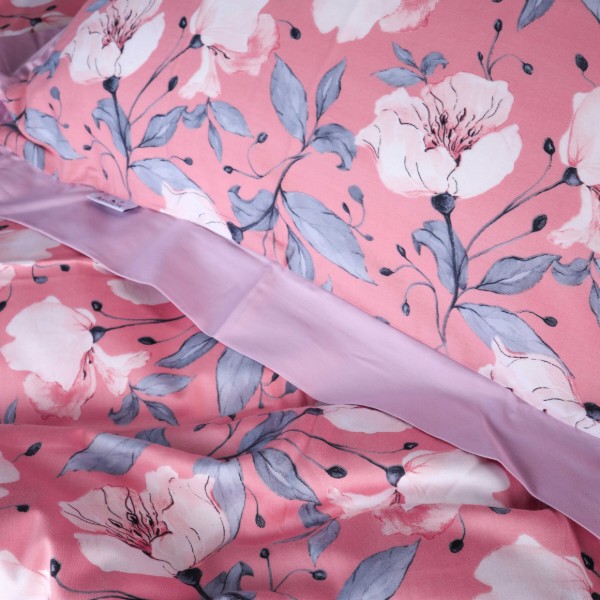Фото - Комплект постельного белья MirSon Сатин ELIT Coral reef 143х210 см (2200005611739)