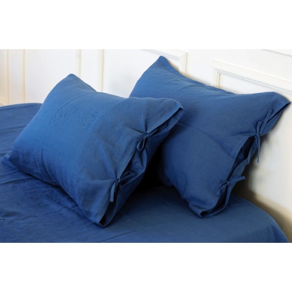 Фото - Простирадло односпальне MirSon Organic Natural Line Bluebottle 110х160 см (2200007088881)