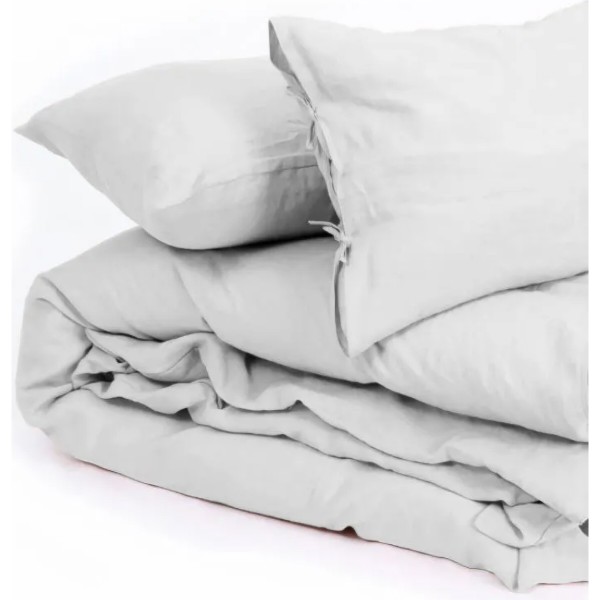 Фото - Комплект постільної білизни MirSon Лен Natural Linen Caspian 2x143x210 см (2200008248277)