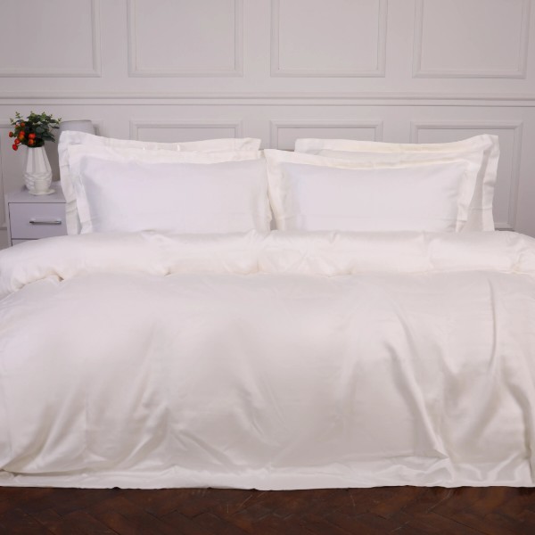 Фото - Комплект постельного белья детский MirSon Tencel №01 White 110х140 (2200009368493) Фото - Комплект постельного белья детский MirSon Tencel №01 White 110х140 (2200009368493)