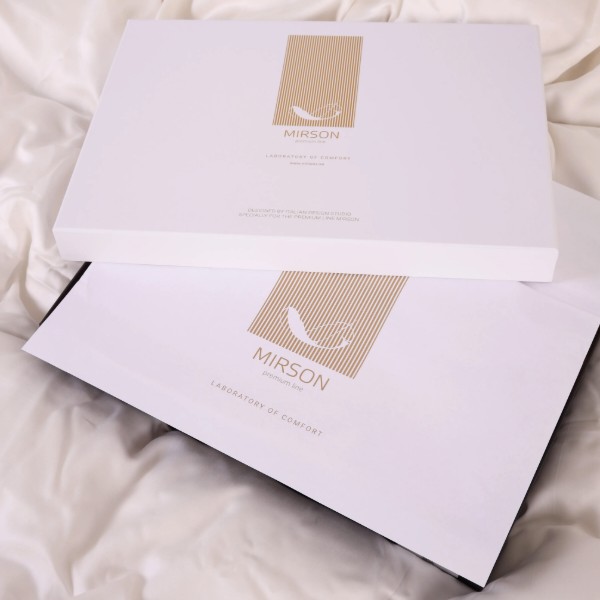 Фото - Комплект постельного белья детский MirSon Tencel №01 White 110х140 (2200009368493)