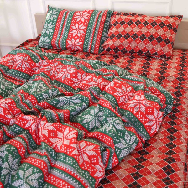 Фото - Комплект постільної білизни MirSon Бязь 17-0659 Christmas 160х220 (2200009612718) Фото - Комплект постільної білизни MirSon Бязь 17-0659 Christmas 160х220 (2200009612718)