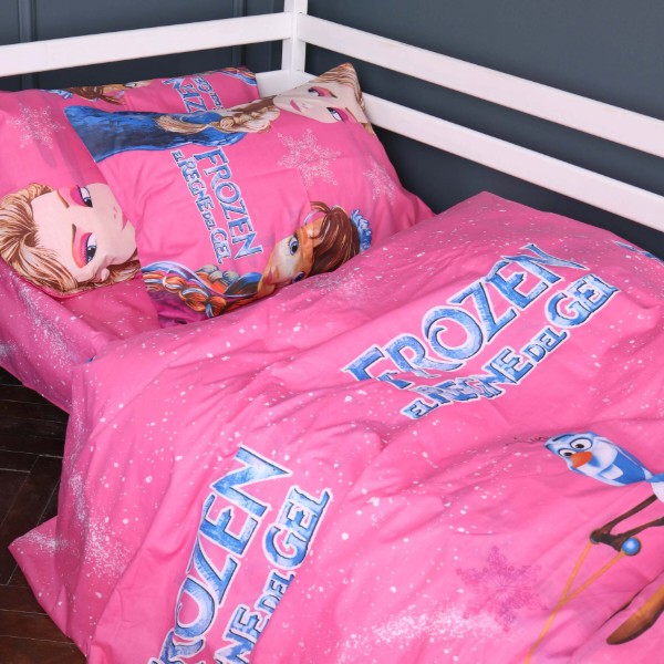 Фото - Комплект постельного белья детский MirSon Ranforce Elite 17-0805 Disney Frozen 110х140 (2200011448534)