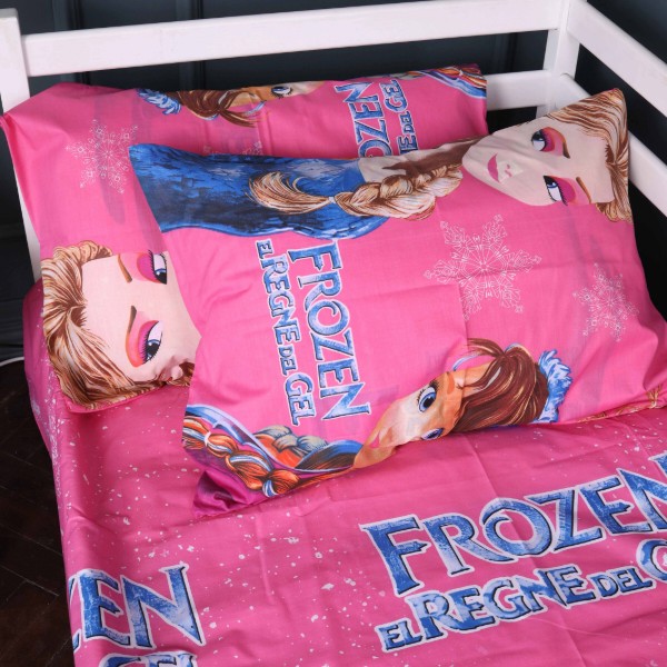 Фото - Комплект постільної білизни MirSon Бязь 17-0805 Disney Frozen 160х220 (2200011448107)