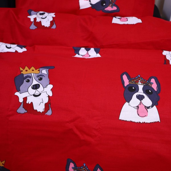 Фото - Комплект постельного белья MirSon Бязь Ranforce Elite 17-0568 Kings of dogs 220х240 (2200004704692)