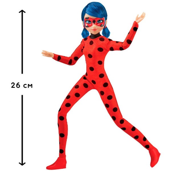 Фото - Коллекционная фигурка Miraculous 'Леди Баг и Супер-Кот'' S2 Леди Баг с аксессуарами 26 см (50001)