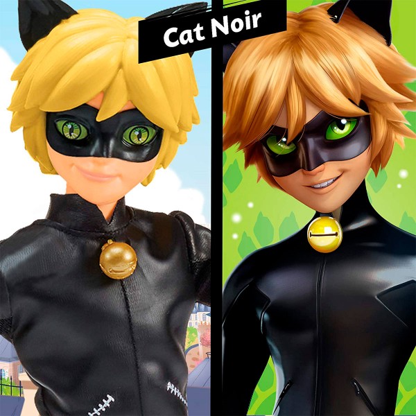 Фото - Коллекционная фигурка Miraculous 'Леди Баг и Супер-Кот'' S2 Супер-Кот с аксессуарами 27 см (50002)