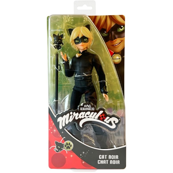 Фото - Коллекционная фигурка Miraculous 'Леди Баг и Супер-Кот'' S2 Супер-Кот с аксессуарами 27 см (50002)