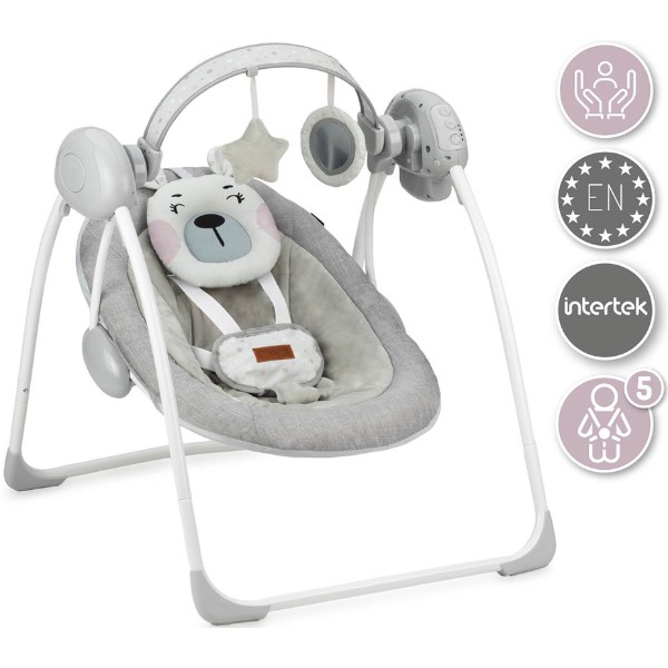 Фото - Кресло-шезлонг MoMi LISS Bear Pink (BULE00014)