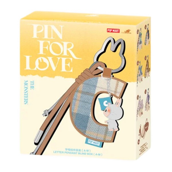 Фото - Ігрова фігурка-сюрприз Pop Mart The Monsters Pin for Love Letter A-M (MPFL-02)