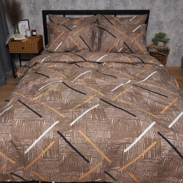 Фото - Комплект постільної білизни Moon&Star Мікросатин Premium «Terra Style» 143х210х2 наволочки 2х40х60 (MS-820008040)