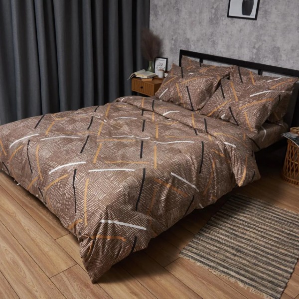 Фото - Комплект постільної білизни Moon&Star Мікросатин Premium «Terra Style» 143х210х2 наволочки 2х40х60 (MS-820008040)