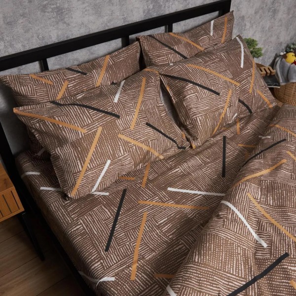Фото - Комплект постільної білизни Moon&Star Мікросатин Premium «Terra Style» 143х210х2 наволочки 2х40х60 (MS-820008040)