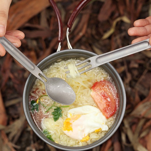 Фото - Набор столовых приборов туристических NexTool Outdoor Spoon Fork (NE0124)