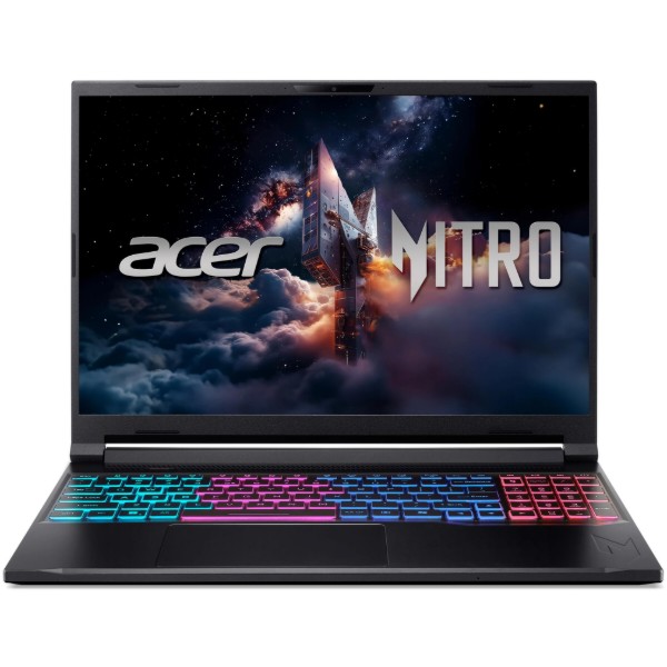Фото - Ноутбук игровой Acer Nitro V 16S AI ANV16S-41-R9EF (NH.U05EU.007) Obsidian Black