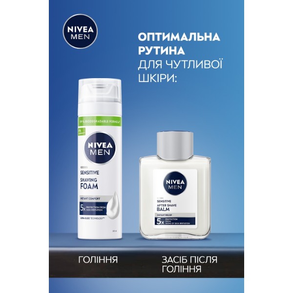 Фото - Піна для гоління NIVEA for men д/чутл шкіри 200 мл (4005808222742)