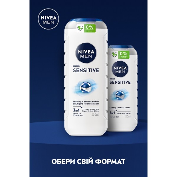 Фото - Гель для душу NIVEA sensitive 250 мл (4005900048059)