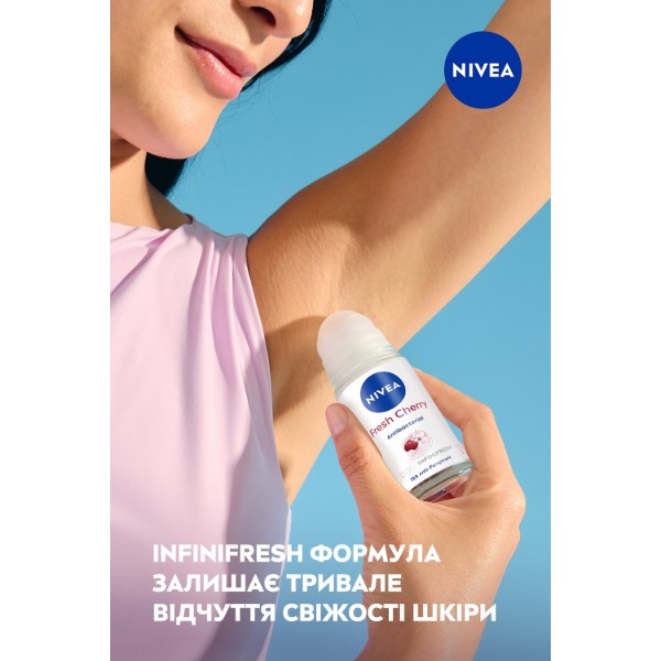 Фото - Дезодорант аэрозольный NIVEA deo fresh cherry свежая вишня 50 мл (4005900728340)