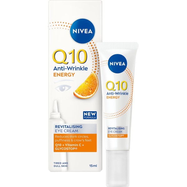 Фото - Крем для шкіри навколо очей NIVEA visage відн д/шк навк оч Q10 energy пр зм 15 мл (4005900915900)