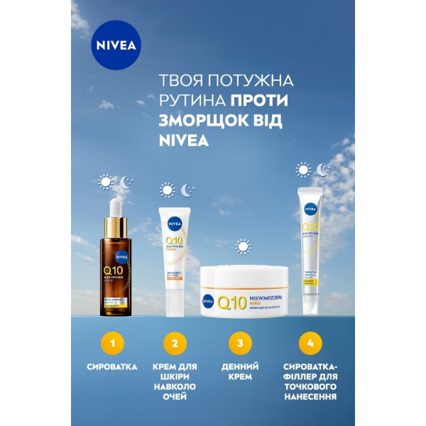 Фото - Крем для шкіри навколо очей NIVEA visage відн д/шк навк оч Q10 energy пр зм 15 мл (4005900915900)