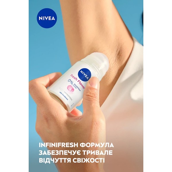 Фото - Дезодорант шариковый NIVEA свежесть цветка 50 мл (42289388)