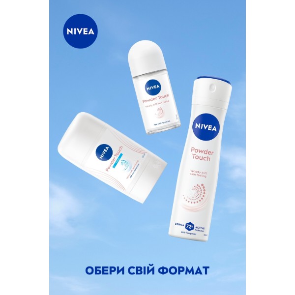 Фото - Дезодорант кульковий NIVEA ефект пудри 50 мл (42439011)