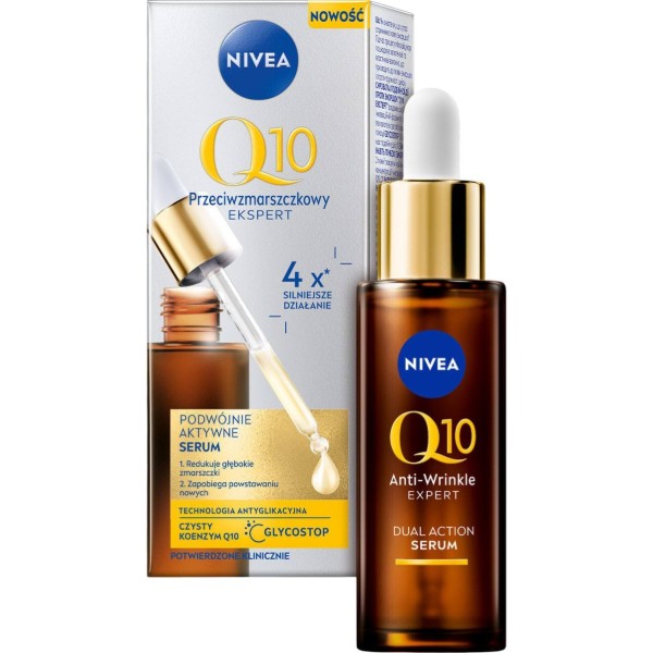 Фото - Сироватка для обличчя NIVEA подвійної дії пр зморщ Q10 експерт 30 мл (5900017093154)