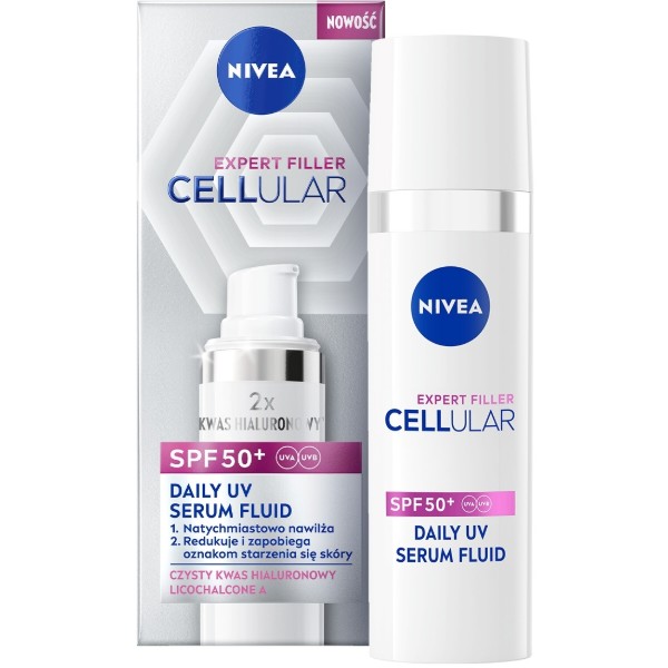 Фото - Крем для лица NIVEA cellular expert filler SPF 50+ 30 мл (5900017098364) Фото - Крем для лица NIVEA cellular expert filler SPF 50+ 30 мл (5900017098364)