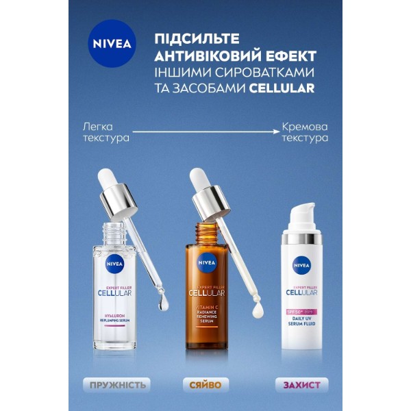 Фото - Крем для лица NIVEA cellular expert filler SPF 50+ 30 мл (5900017098364)