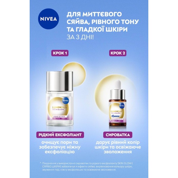 Фото - Сироватка для обличчя NIVEA Luminous 630 сяйво шкіри 15 мл (5900017100111)