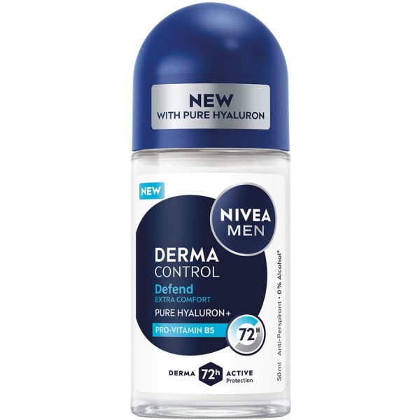 Фото - Дезодорант кульковий NIVEA deoдерма контроль зах та екстракомф 50 мл (5900017100302)