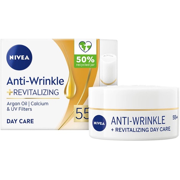 Фото - Крем для обличчя NIVEA visage ден проти зморшок+ревіт 55+ 50 мл (5900017103181) Фото - Крем для обличчя NIVEA visage ден проти зморшок+ревіт 55+ 50 мл (5900017103181)