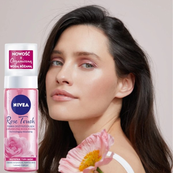 Фото - Пенка для умывания NIVEA visage мус очищающий Rose Touch 150 мл (5900017103815)