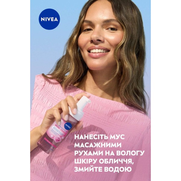Фото - Пенка для умывания NIVEA visage мус очищающий Rose Touch 150 мл (5900017103815)