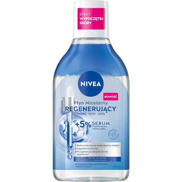 Фото - Мицелярная вода NIVEA восстанавливающая 400 мл (9005800391489)