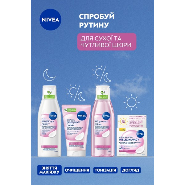 Фото - Молочко для зняття макіяжу NIVEA visage очищ ніжн д/сух та чутл шк 200 мл (9005800393674)