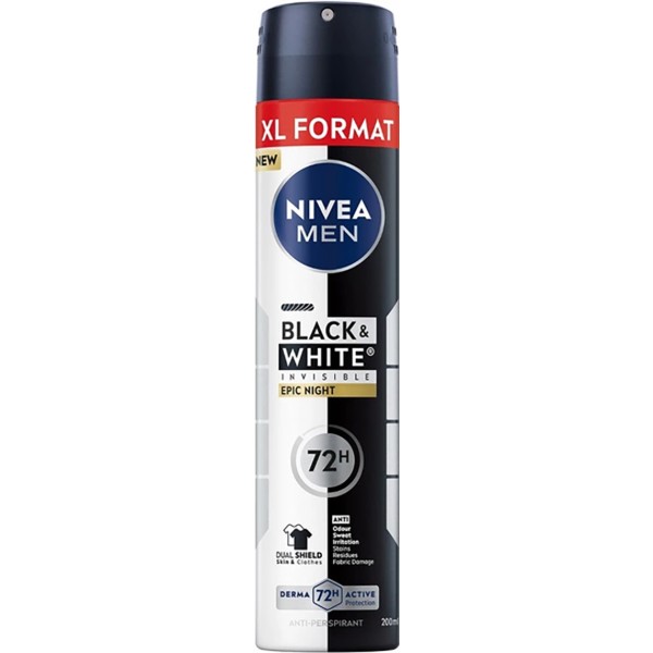 Фото - Дезодорант аэрозольный NIVEA черное и белое невид epic night 200 мл (9005800400112) Фото - Дезодорант аэрозольный NIVEA черное и белое невид epic night 200 мл (9005800400112)