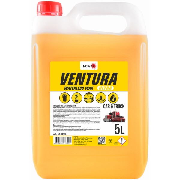 Фото - Воск для авто NOWAX VENTURA ULTRA WATERLESS WAX 5 л (NX05143)