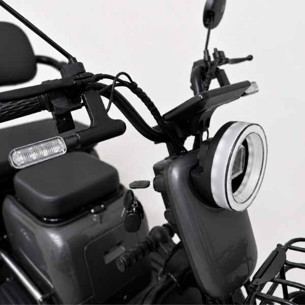 Фото - Электроскутер Techno 600W 60V/20Ah NX3 Grey