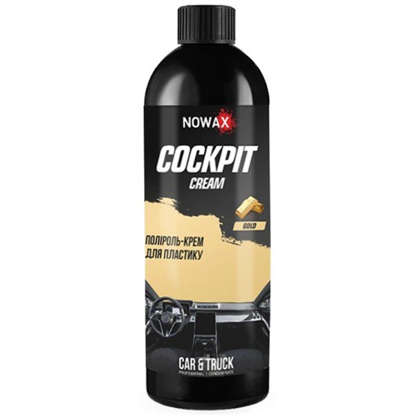 Фото - Поліроль для авто NOWAX Cockpit Cream Gold 750 мл (NX75020)