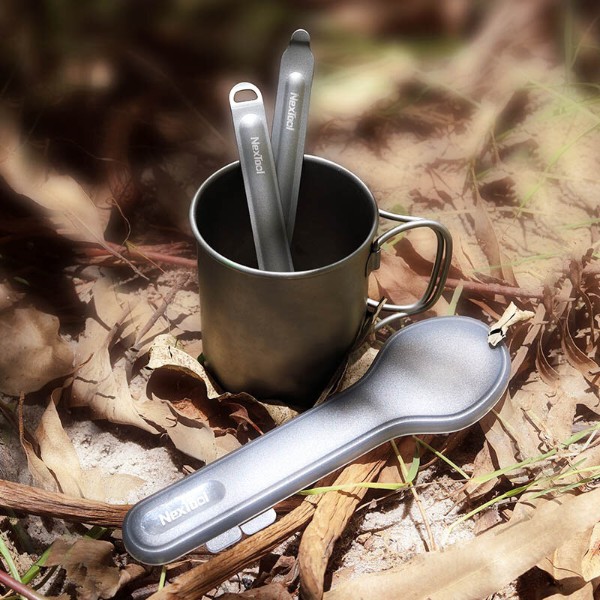 Фото - Набор столовых приборов туристических NexTool Outdoor Spoon Fork (NE0124)