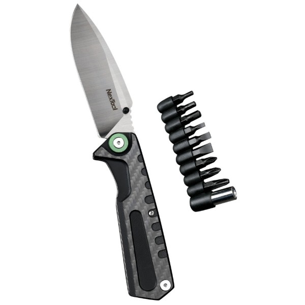 Фото - Нож туристический NexTool 3 в 1 Black (NE20021)