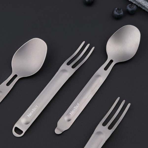 Фото - Набор столовых приборов туристических NexTool Outdoor Spoon Fork (NE0124)