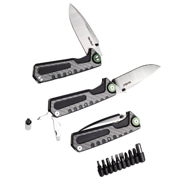 Фото - Нож туристический NexTool 3 в 1 Black (NE20021)