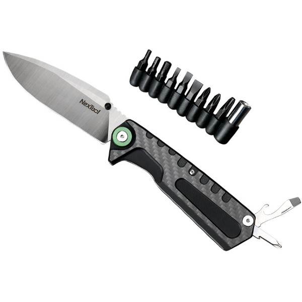 Фото - Нож туристический NexTool 3 в 1 Black (NE20021)