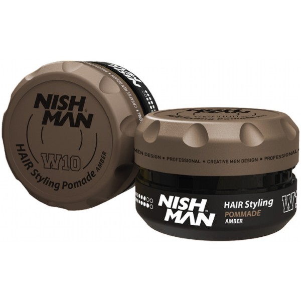 Фото - Помада для укладки волос Nishman Hair Styling Paste Amber W10 100мл (8682035085058)