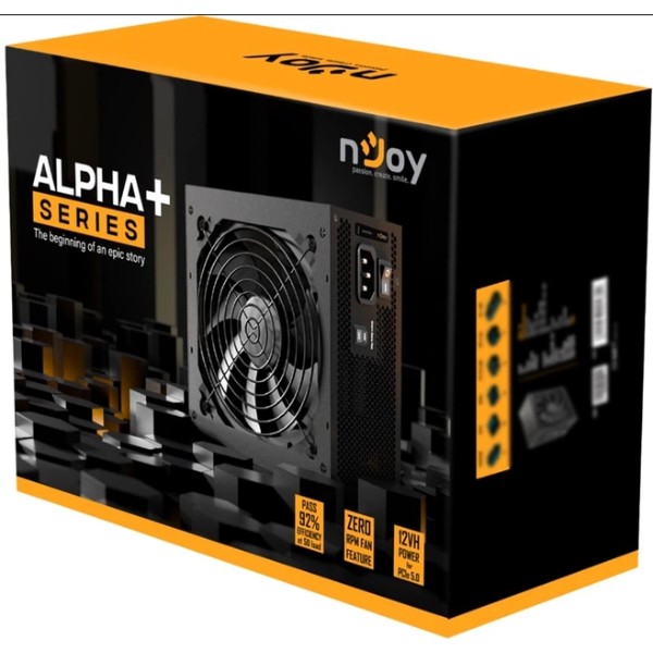 Фото - Блок живлення для ПК Njoy PSU Alpha+ 750 (PSAT6075A2MCVCZ01B)