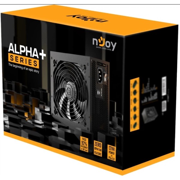 Фото - Блок питания для ПК Njoy PSU Alpha+ 850 (PSAT6085A2MCVCZ01B)