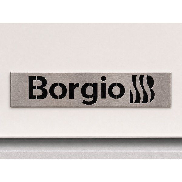 Фото - Духова шафа Borgio OFT 208.02 White Glass